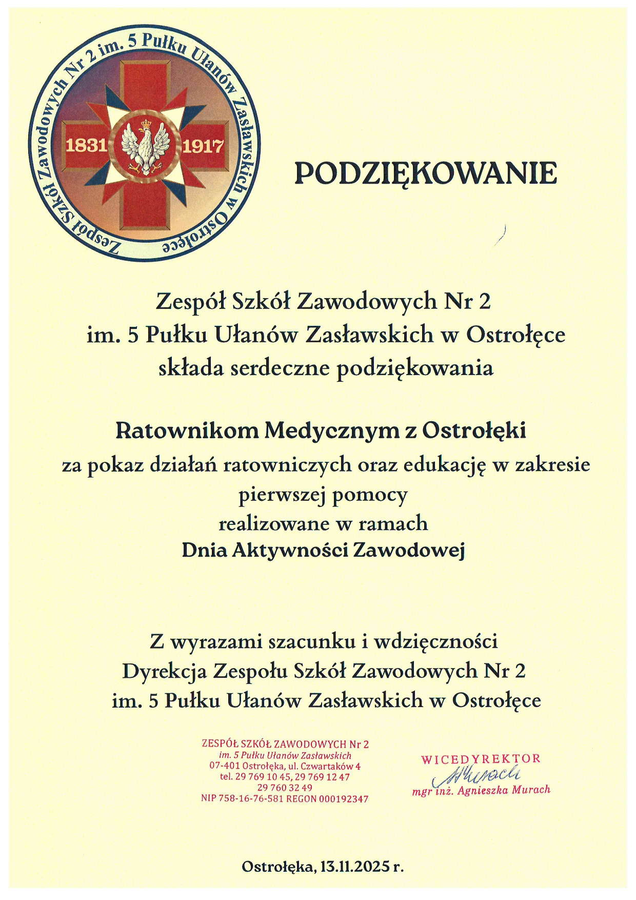 podziekowanie ZSZ nr 2 page 0001